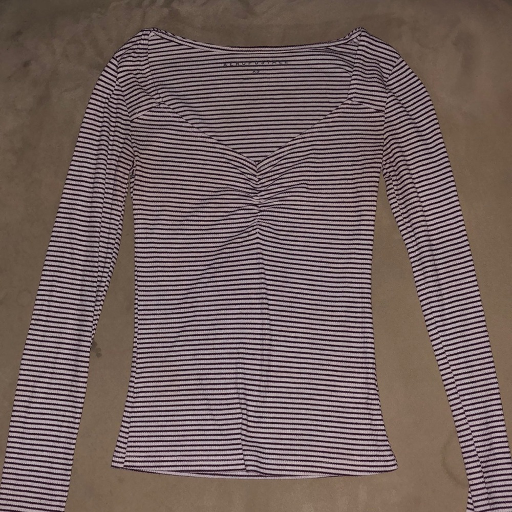 Aeropostale xs purple lined long sleeve top